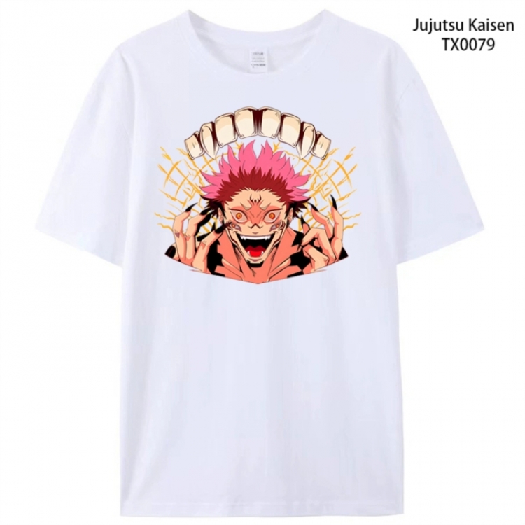 Jujutsu Kaisen Anime peripheral printed pure cotton T-shirt from S to 4XL