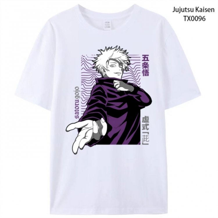 Jujutsu Kaisen Anime peripheral printed pure cotton T-shirt from S to 4XL