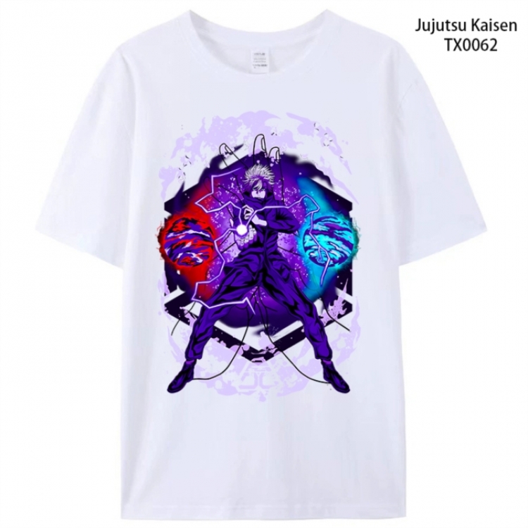 Jujutsu Kaisen Anime peripheral printed pure cotton T-shirt from S to 4XL