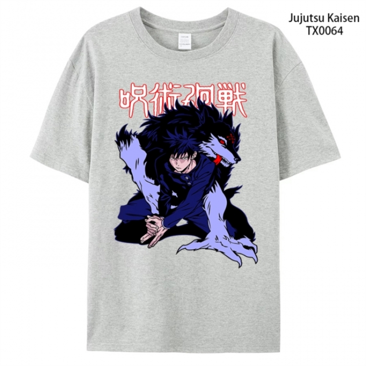 Jujutsu Kaisen Anime peripheral printed pure cotton T-shirt from S to 4XL