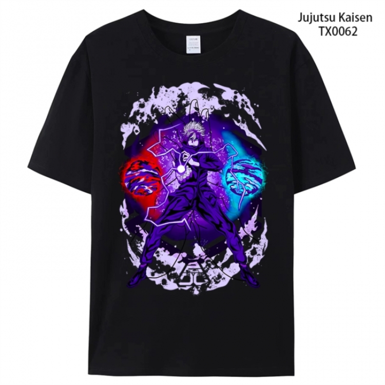 Jujutsu Kaisen Anime peripheral printed pure cotton T-shirt from S to 4XL