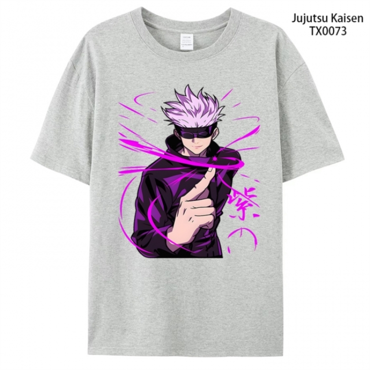 Jujutsu Kaisen Anime peripheral printed pure cotton T-shirt from S to 4XL