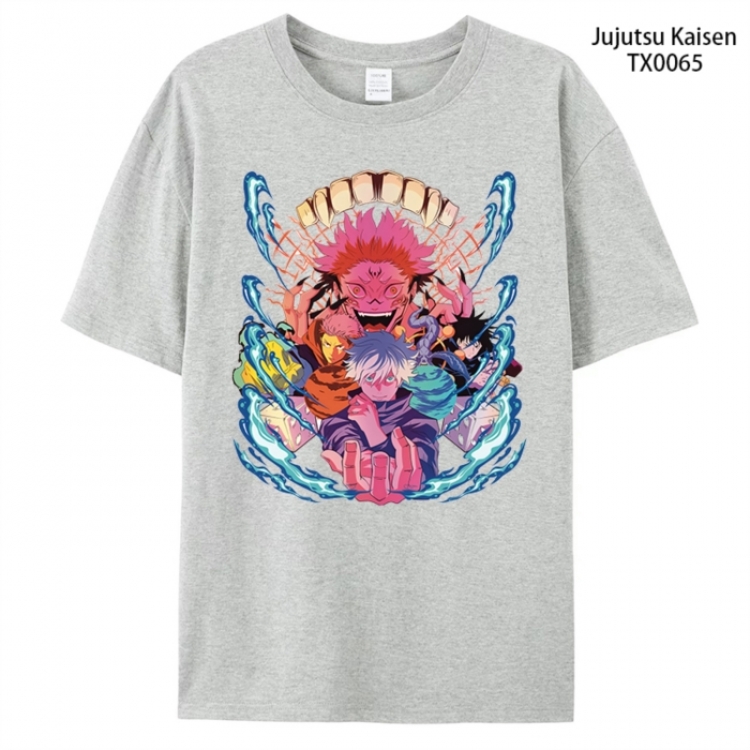 Jujutsu Kaisen Anime peripheral printed pure cotton T-shirt from S to 4XL