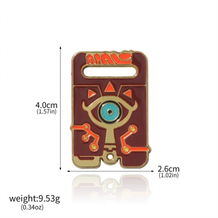 The Legend of Zelda Cartoon metal brooch badge OPP packaging price for 5 pcs  X00591-01