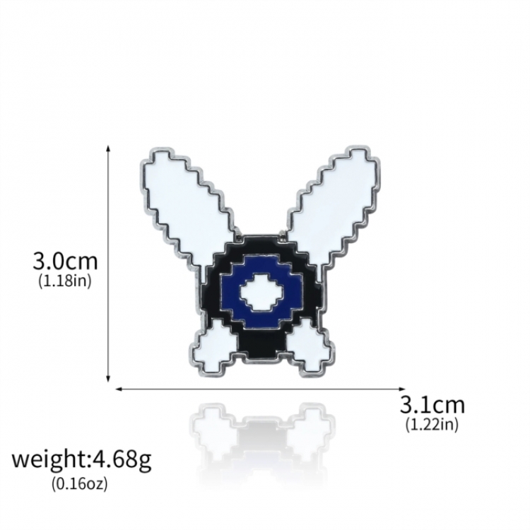 The Legend of Zelda Cartoon metal brooch badge OPP packaging price for 5 pcs