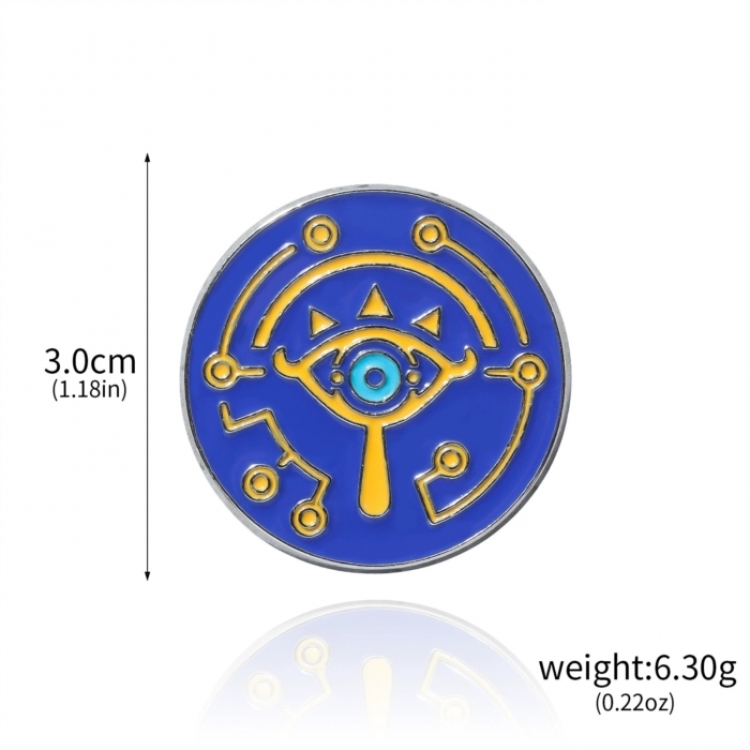 The Legend of Zelda Cartoon metal brooch badge OPP packaging price for 5 pcs