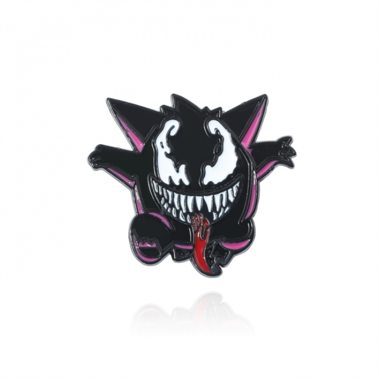 Pokemon Cartoon metal brooch badge OPP packaging price for 5 pcs