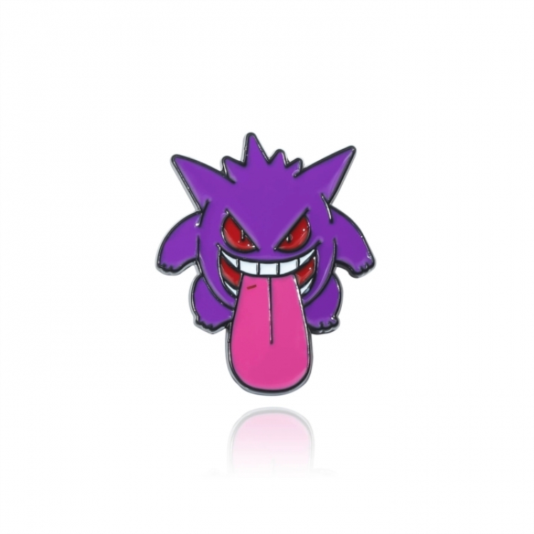 Pokemon Cartoon metal brooch badge OPP packaging price for 5 pcs