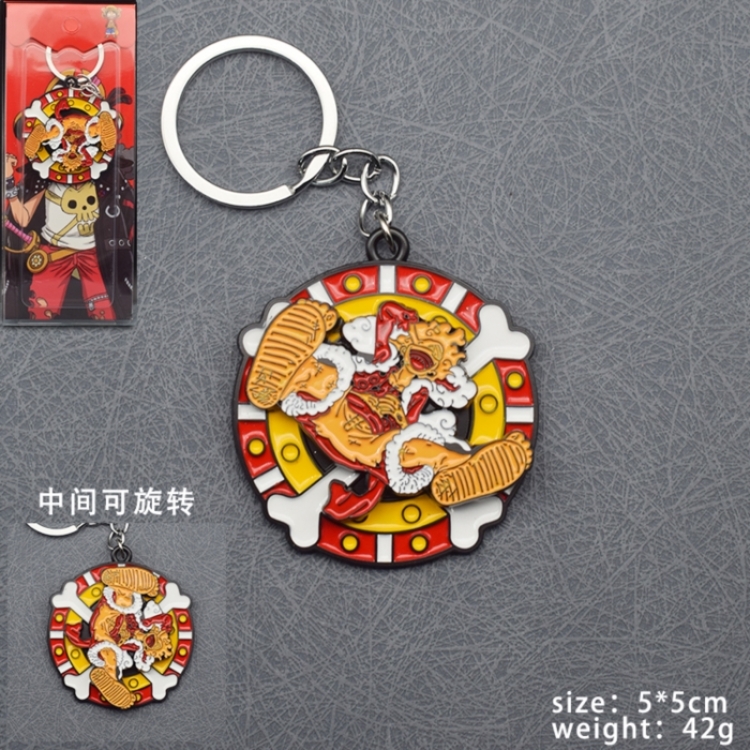 One Piece Anime Rotating Keychain price for 5 pcs