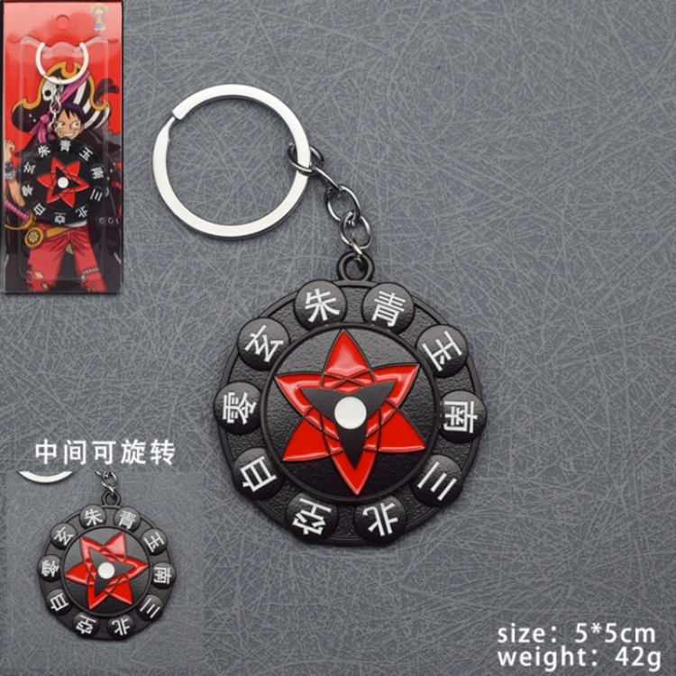 Naruto Anime Rotating Keychain price for 5 pcs