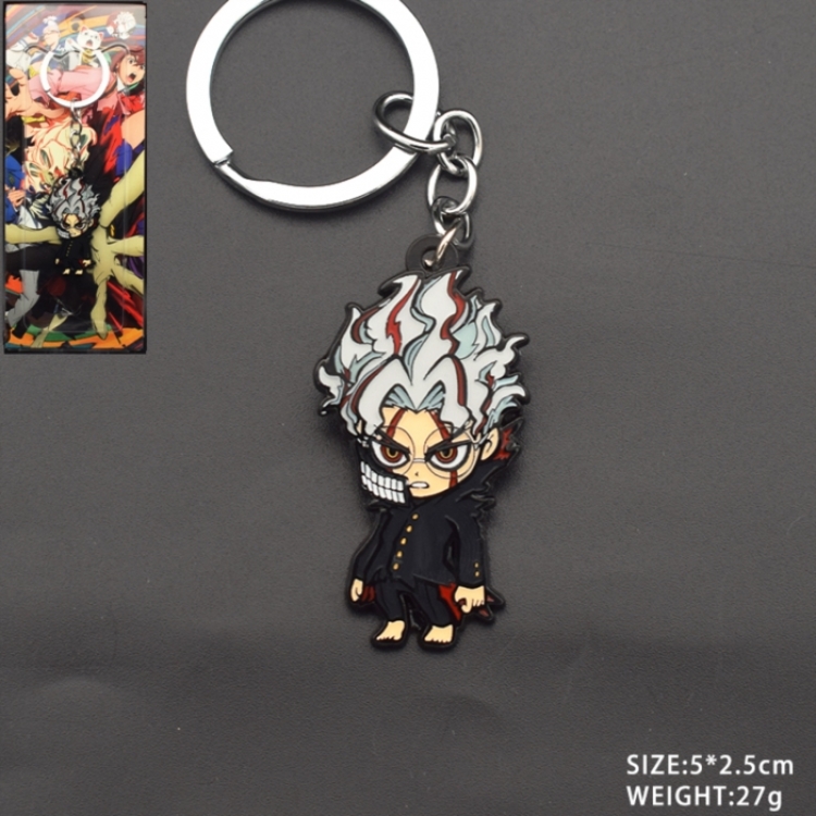 DANDADAN Anime peripheral metal keychain pendant price for 5 pcs