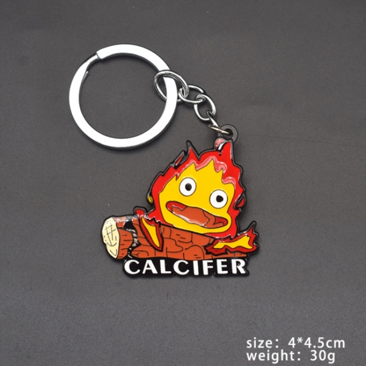 Hauru no ugoku shiro Anime peripheral metal keychain pendant price for 5 pcs