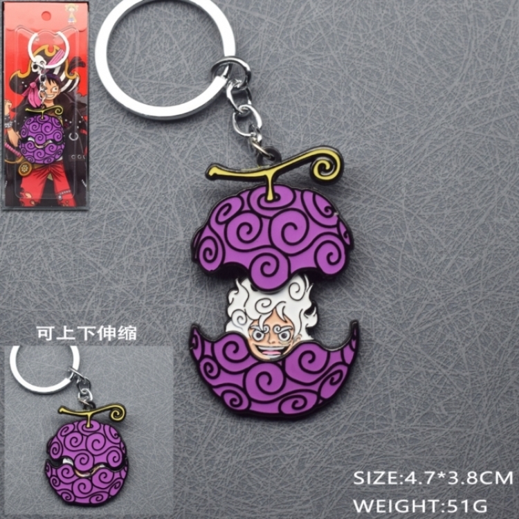 One Piece Anime peripheral retractable keychain