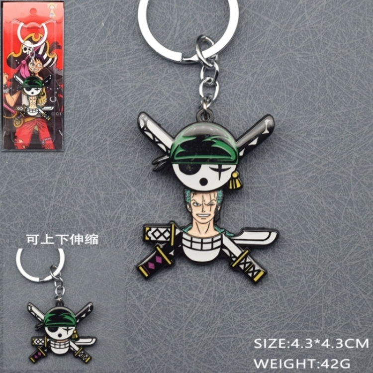 One Piece Anime peripheral retractable keychain