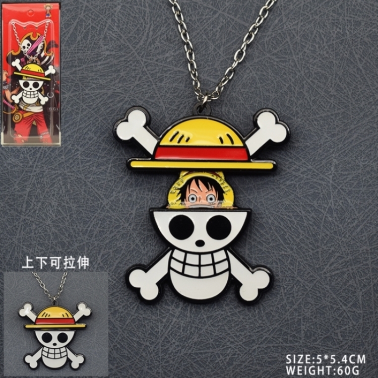 One Piece Anime peripheral adjustable necklace pendant