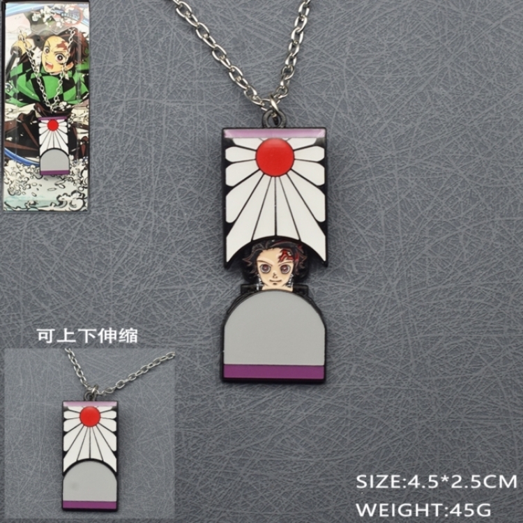 Demon Slayer Kimets Anime peripheral adjustable necklace pendant