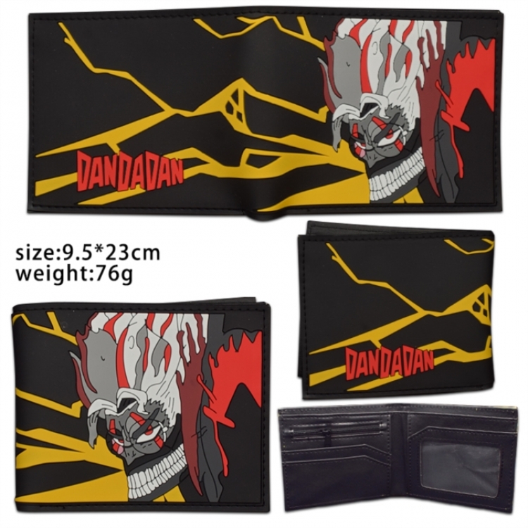 DANDADAN PVC Wallet Short Half Fold Wallet 9.5X23CM