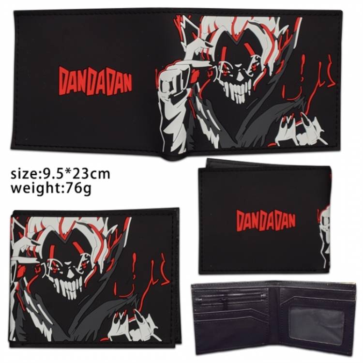 DANDADAN PVC Wallet Short Half Fold Wallet 9.5X23CM