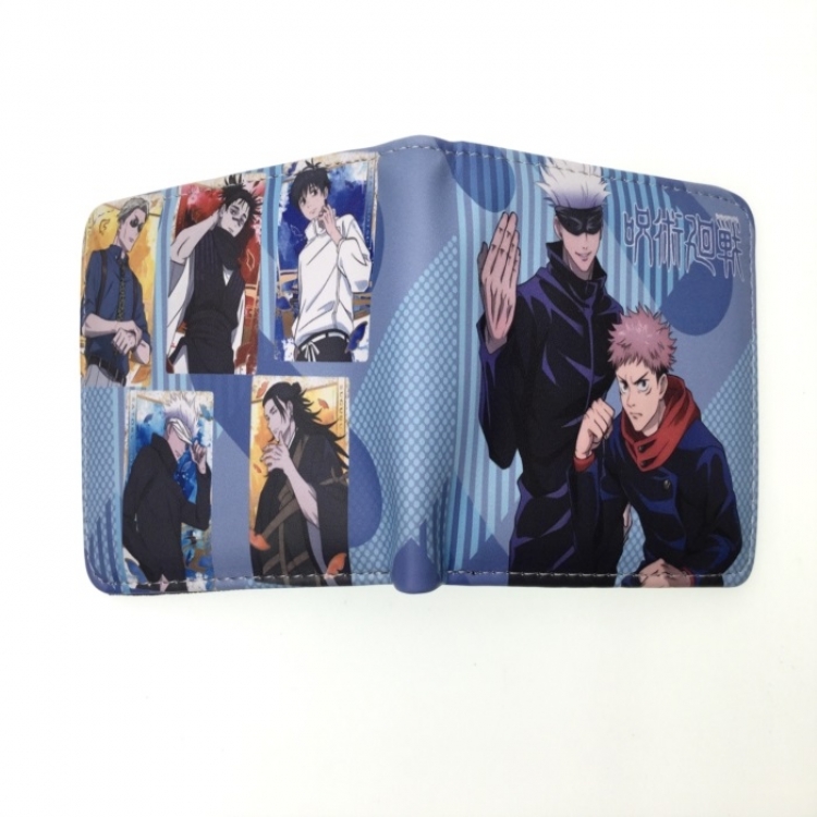 Jujutsu Kaisen Anime two fold  Short wallet 11X9.5CM 60G   B-1857