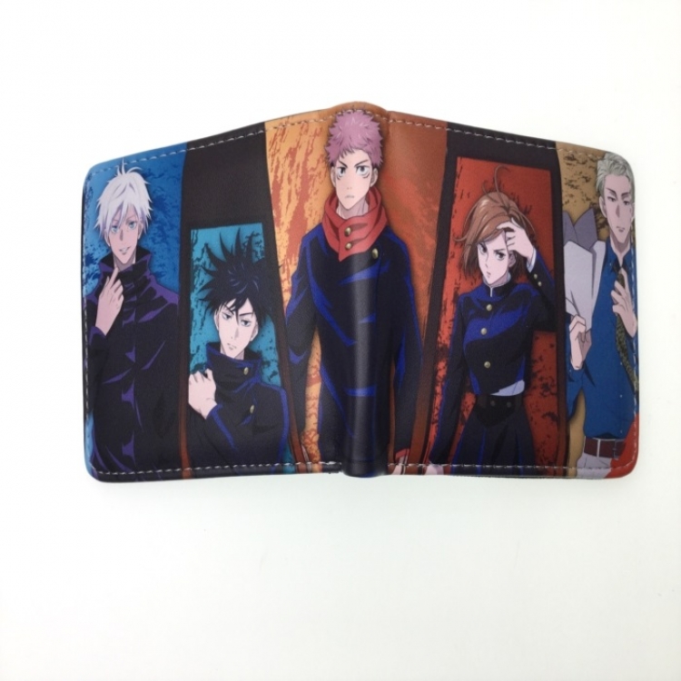 Jujutsu Kaisen Anime two fold  Short wallet 11X9.5CM 60G B-1860