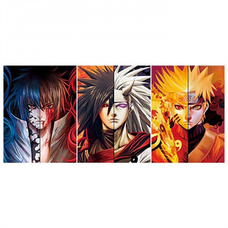 Naruto 3D anime gradient 3D painting decoration poster 41x31cm