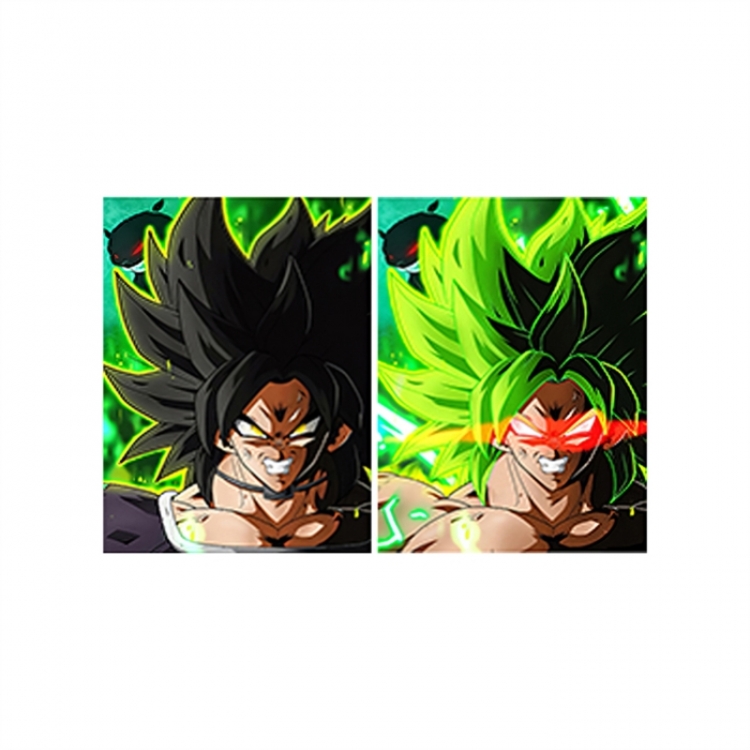 DRAGON BALL 3D anime gradient 3D painting decoration poster 41x31cm