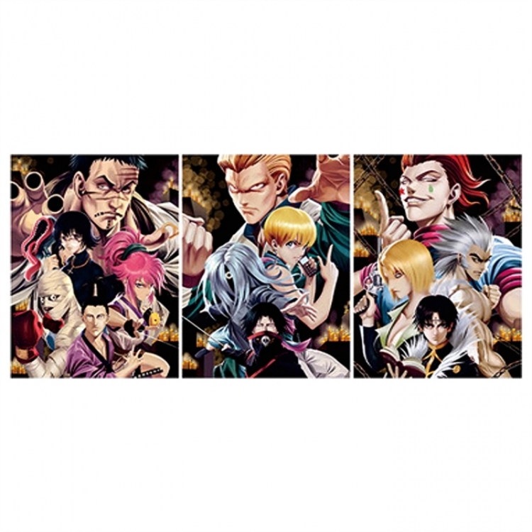HunterXHunter 3D anime gradient 3D painting decoration poster 41x31cm