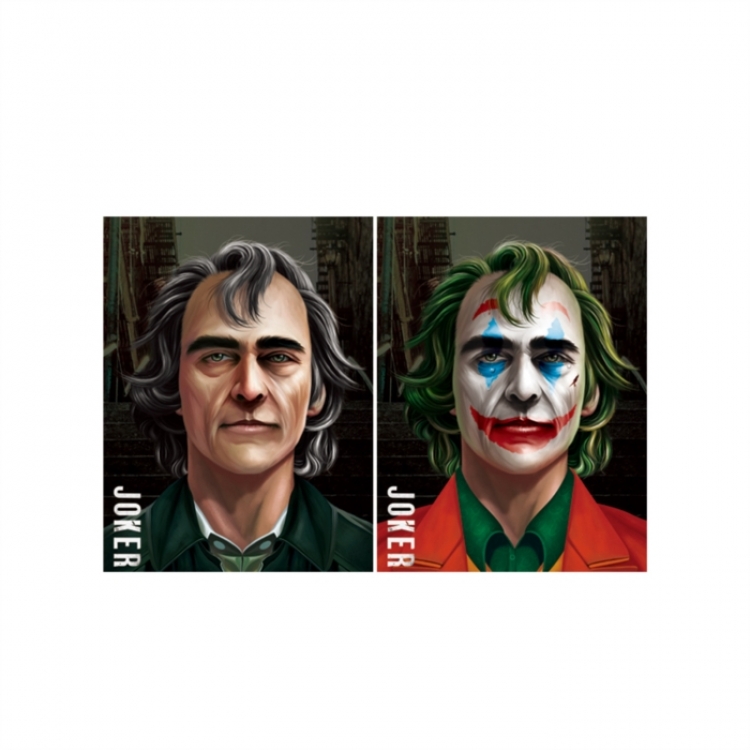 joker 3D anime gradient 3D painting decoration poster 41x31cm