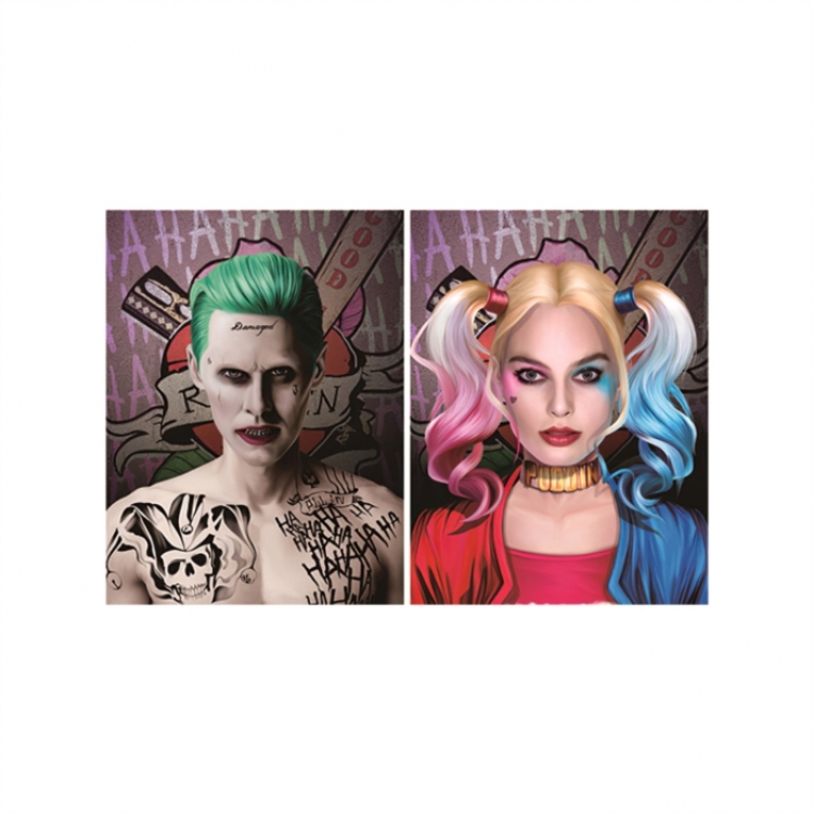 joker 3D anime gradient 3D painting decoration poster 41x31cm