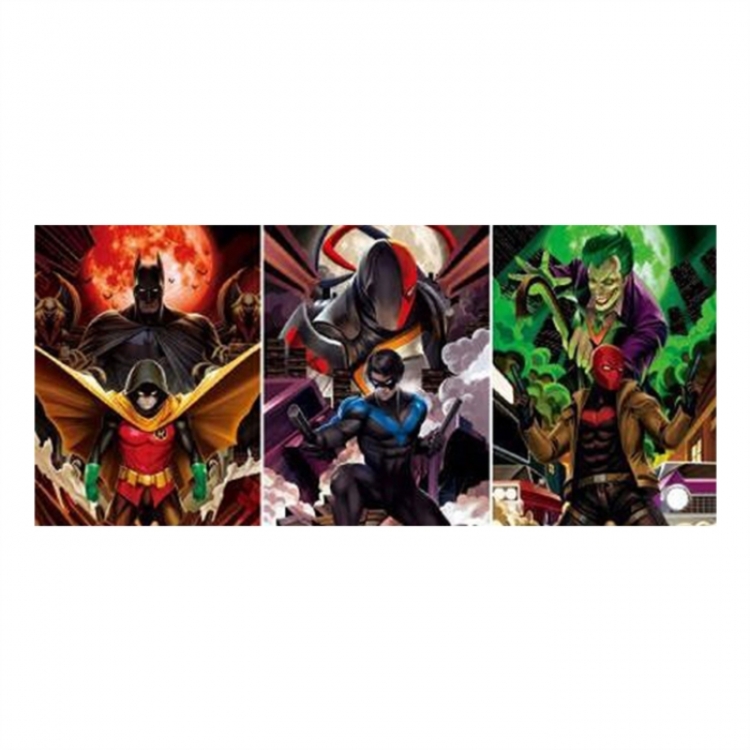 joker 3D anime gradient 3D painting decoration poster 41x31cm