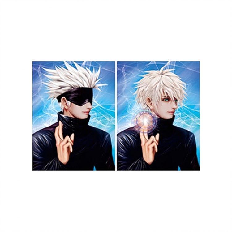 Jujutsu Kaisen 3D anime gradient 3D painting decoration poster 41x31cm