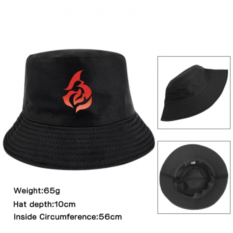 Honkai: Star Rail Anime Printed Outdoor Fisherman's Hat Sunshade Hat 56cm