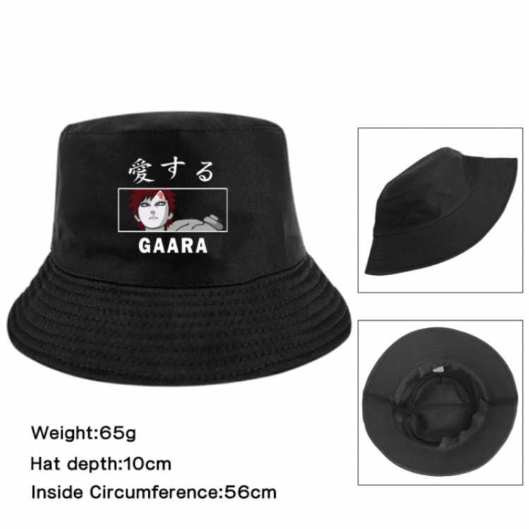 Naruto Anime Printed Outdoor Fisherman's Hat Sunshade Hat 56cm