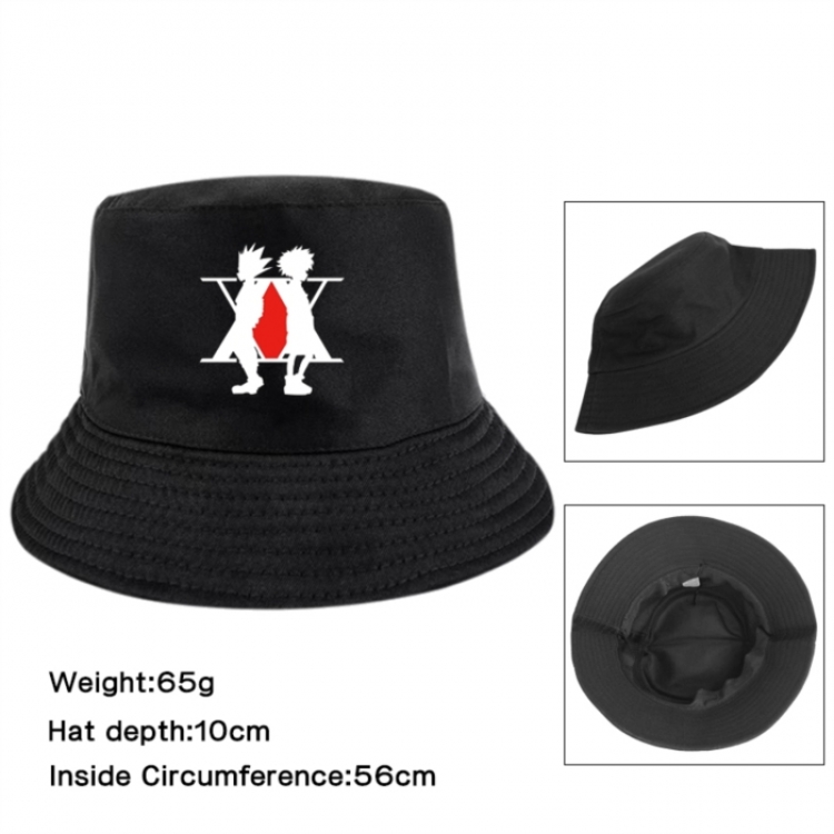HunterXHunter Anime Printed Outdoor Fisherman's Hat Sunshade Hat 56cm