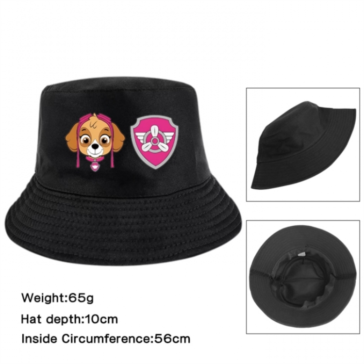 PAW Patrol Anime Printed Outdoor Fisherman's Hat Sunshade Hat 56cm