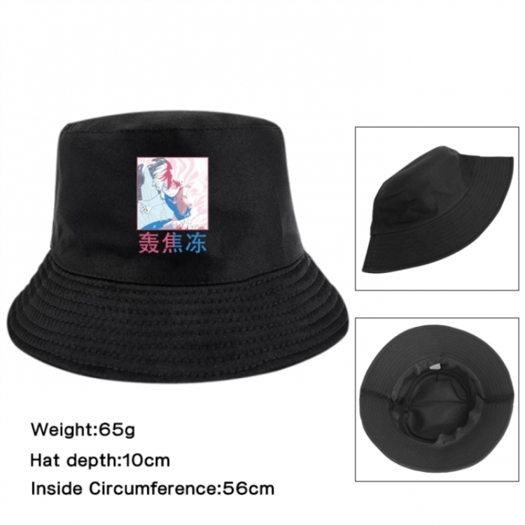 My Hero Academia Anime Printed Outdoor Fisherman's Hat Sunshade Hat 56cm