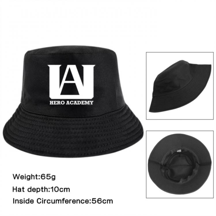 My Hero Academia Anime Printed Outdoor Fisherman's Hat Sunshade Hat 56cm