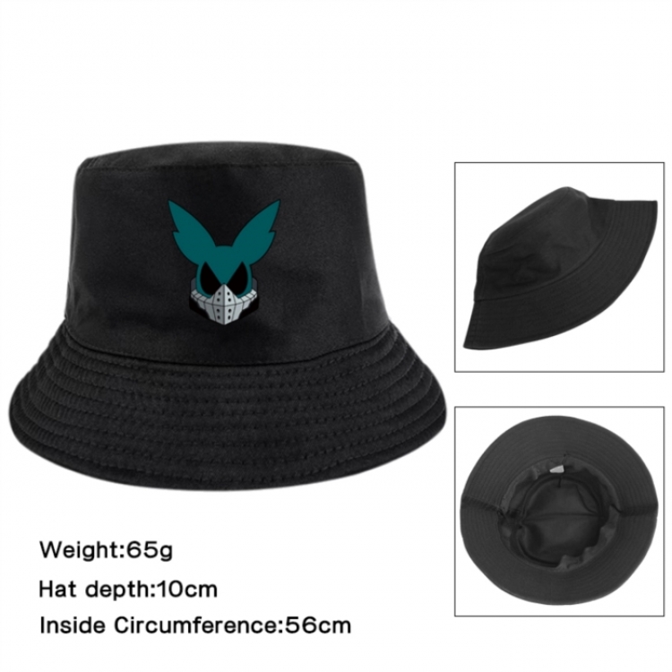 My Hero Academia Anime Printed Outdoor Fisherman's Hat Sunshade Hat 56cm