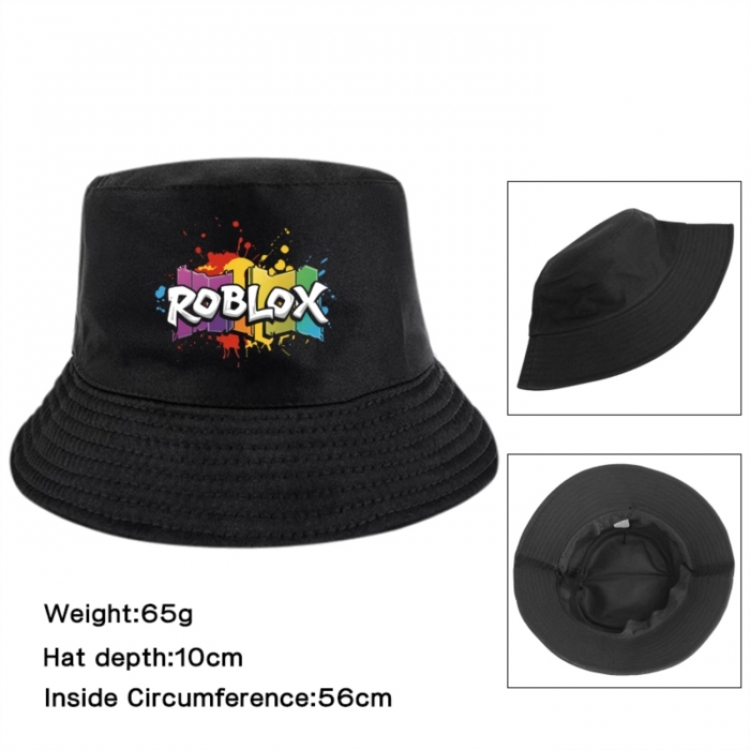Roblox Anime Printed Outdoor Fisherman's Hat Sunshade Hat 56cm
