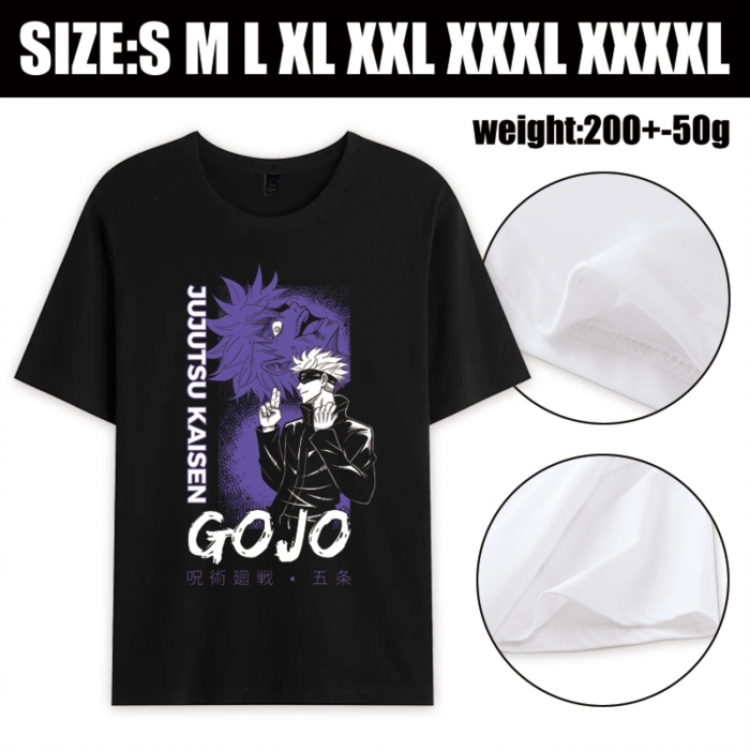 Jujutsu Kaisen Anime printed pure cotton short sleeved T-shirt from S to 4XL