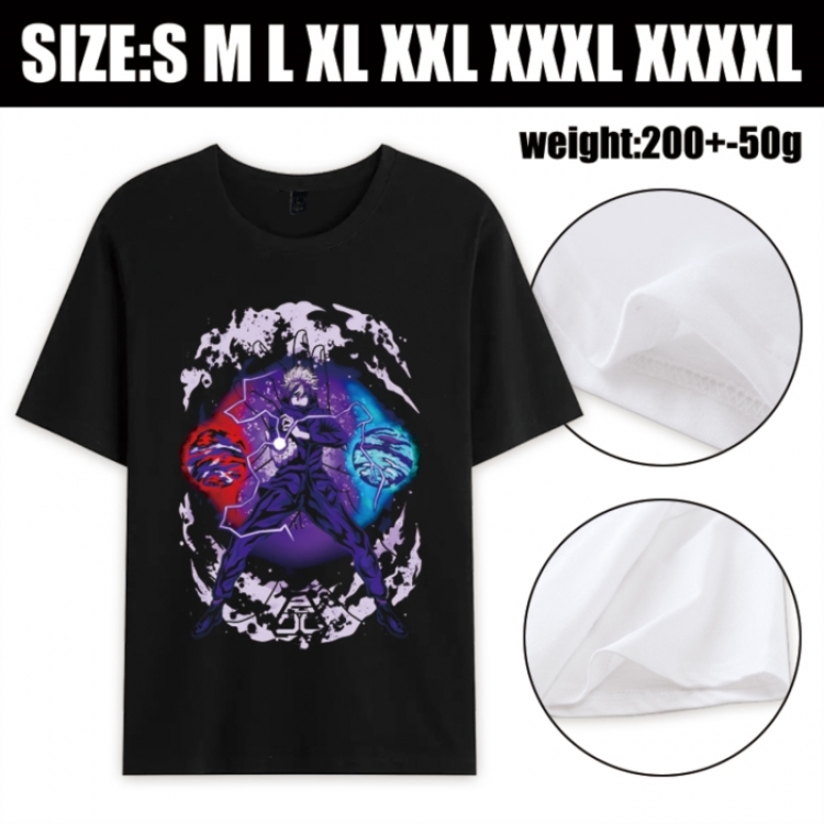 Jujutsu Kaisen Anime printed pure cotton short sleeved T-shirt from S to 4XL