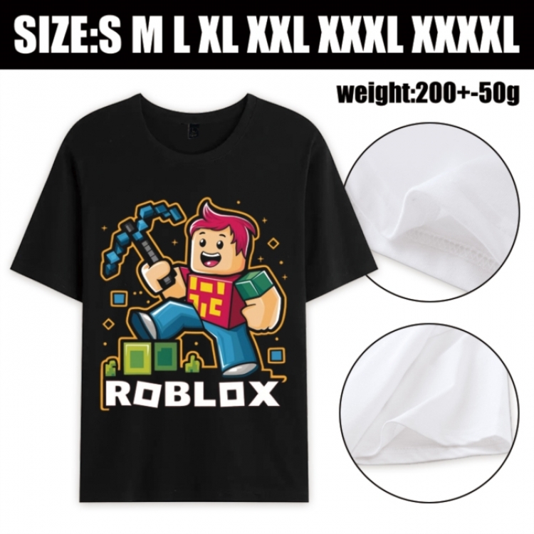 Roblox Anime printed pure cotton short sleeved T-shirt from S to 4XL