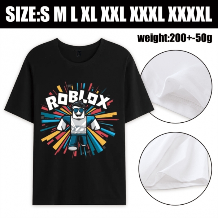 Roblox Anime printed pure cotton short sleeved T-shirt from S to 4XL