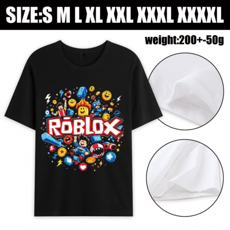 Roblox Anime printed pure cotton short sleeved T-shirt from S to 4XL