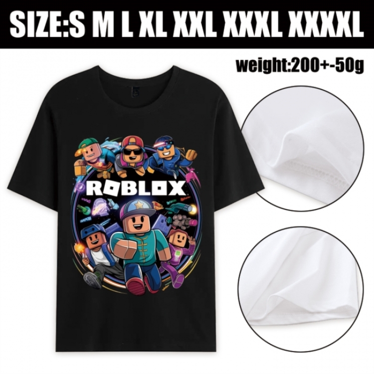 Roblox Anime printed pure cotton short sleeved T-shirt from S to 4XL