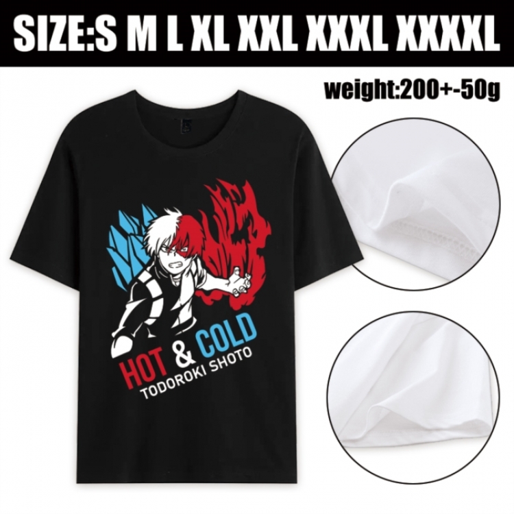 My Hero Academia Anime printed pure cotton short sleeved T-shirt from S to 4XL
