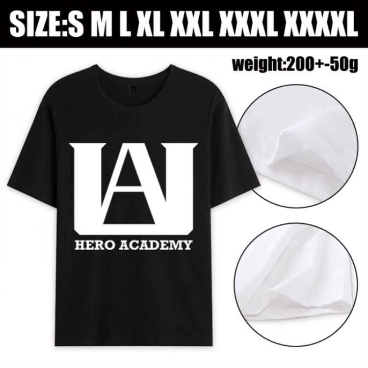 My Hero Academia Anime printed pure cotton short sleeved T-shirt from S to 4XL