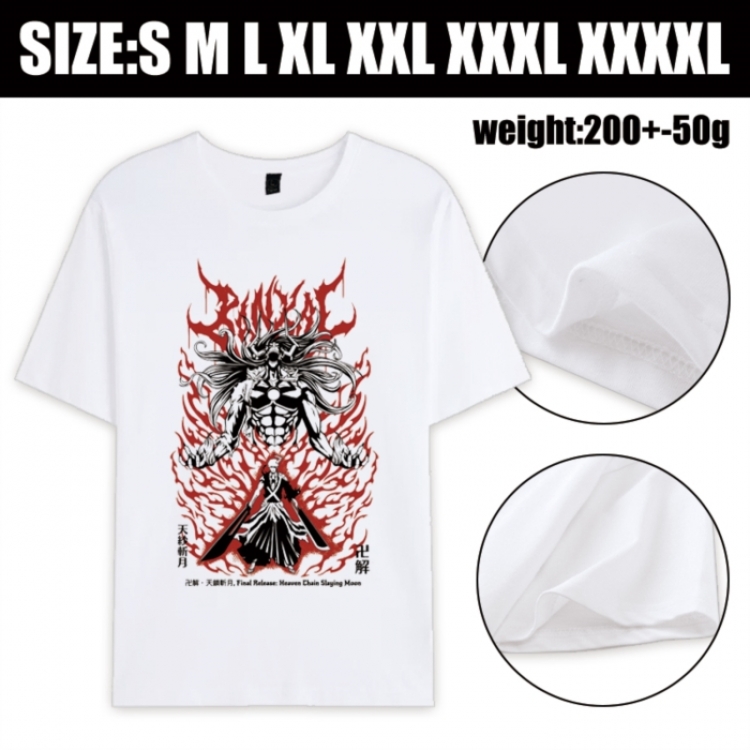 Bleach Anime printed pure cotton short sleeved T-shirt from S to 4XL