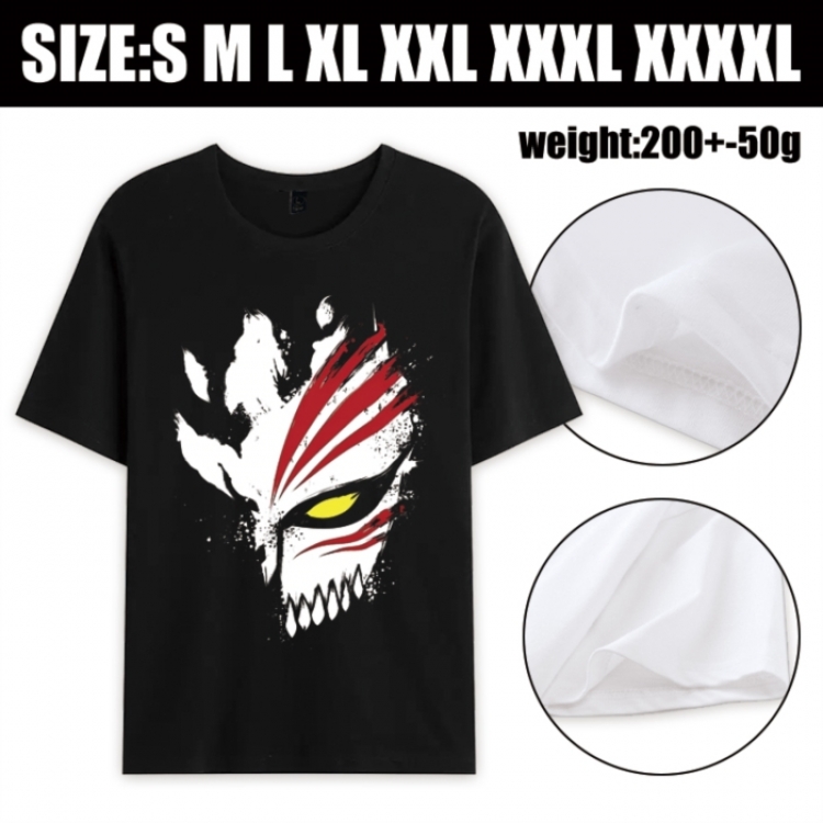 Bleach Anime printed pure cotton short sleeved T-shirt from S to 4XL