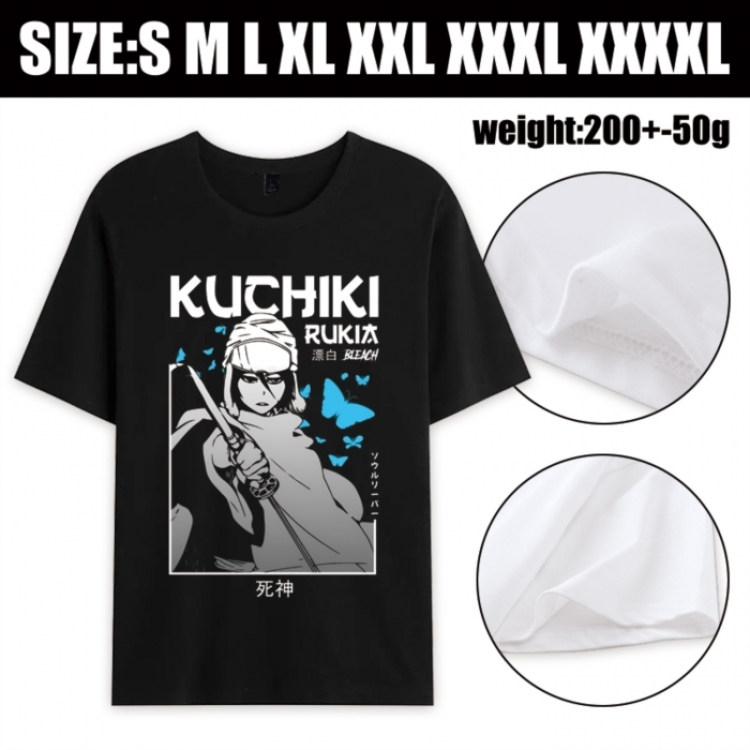 Bleach Anime printed pure cotton short sleeved T-shirt from S to 4XL